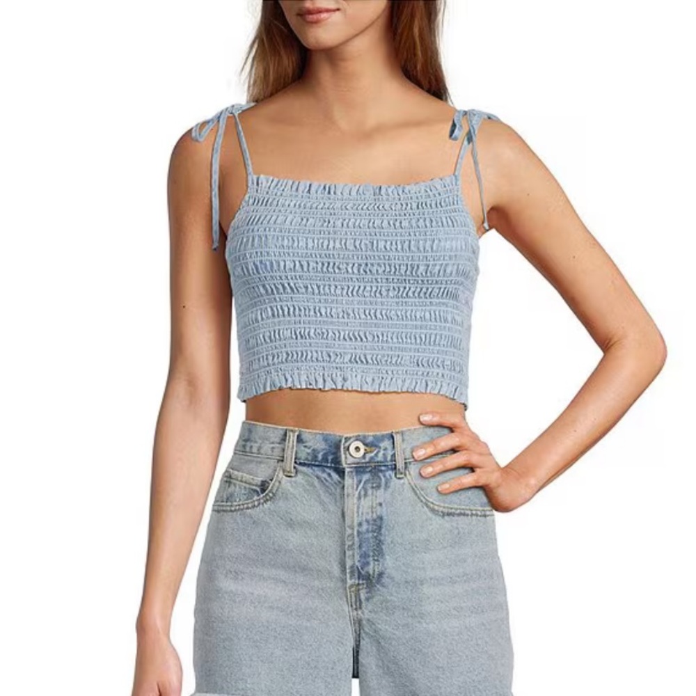 Cloth and Stone smocked crop top